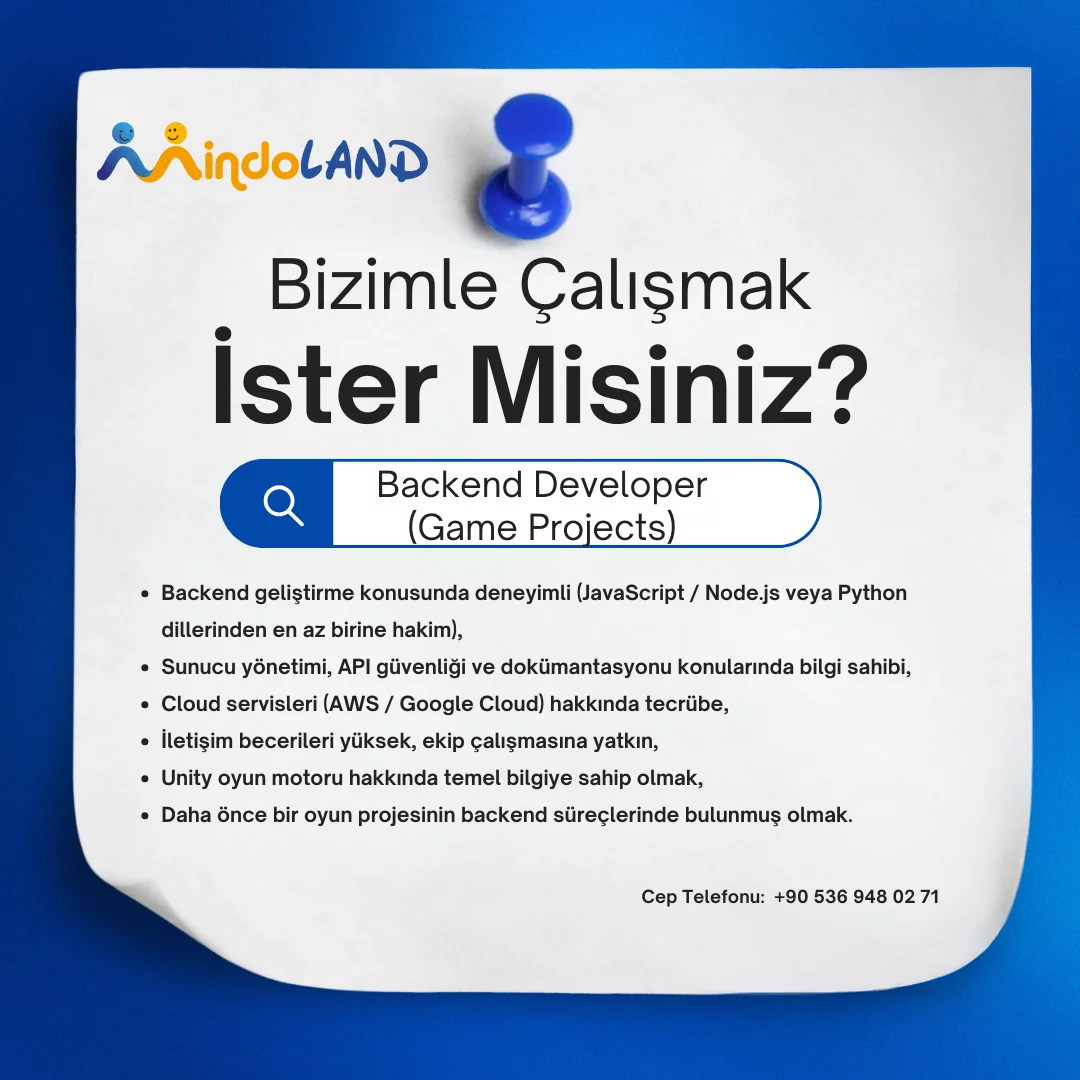 Bizimle Çalışmak İster misiniz ?