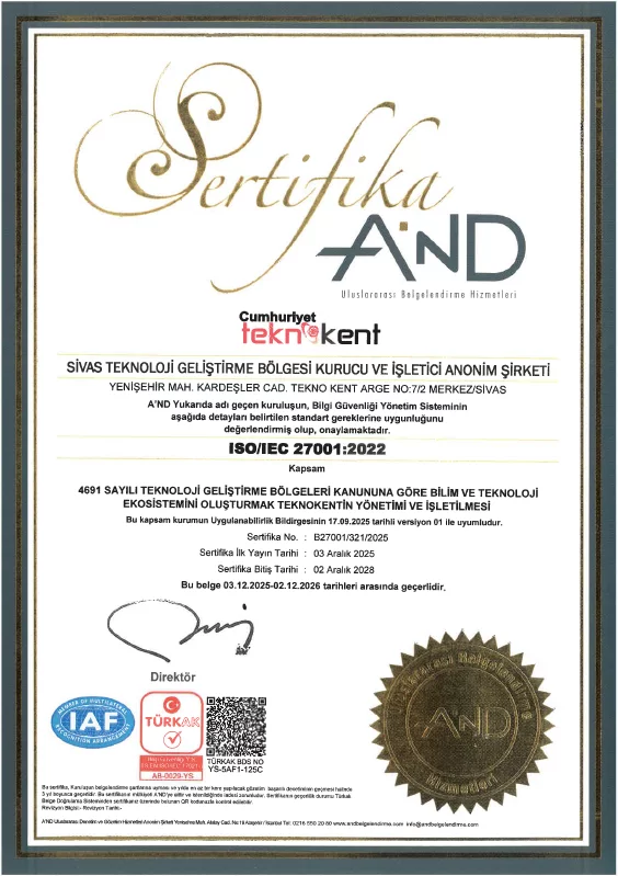 ISO Belgelendirme Süreci Tamamlandı