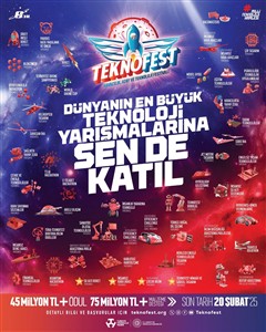 Teknofest 2025 Teknoloji Yarışmaları İçin Başvurular Başladı!