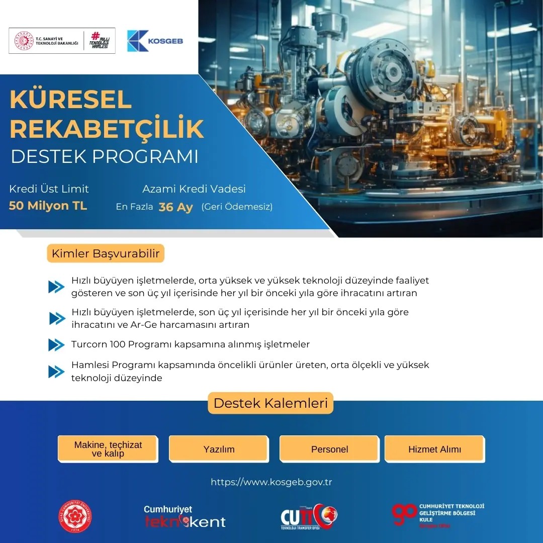 KOBİ’ler İçin Küresel Rekabetçilik Destek Programı
