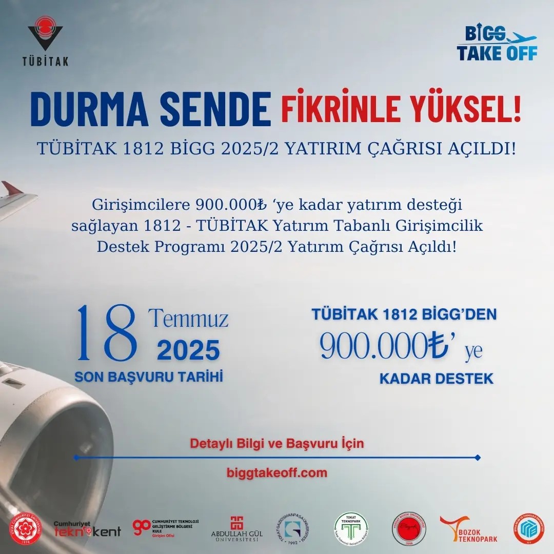 TÜBİTAK 1812 - BİGG 2025/2 Başvuru Süreci Başladı!