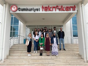 SCÜ Finans ve Bankacılık Bölümü Öğrencileri Cumhuriyet Teknokent’i Ziyaret Etti