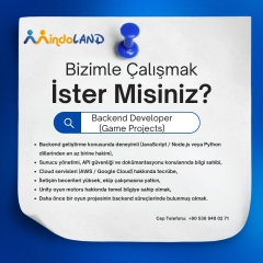Bizimle Çalışmak İster Misiniz?