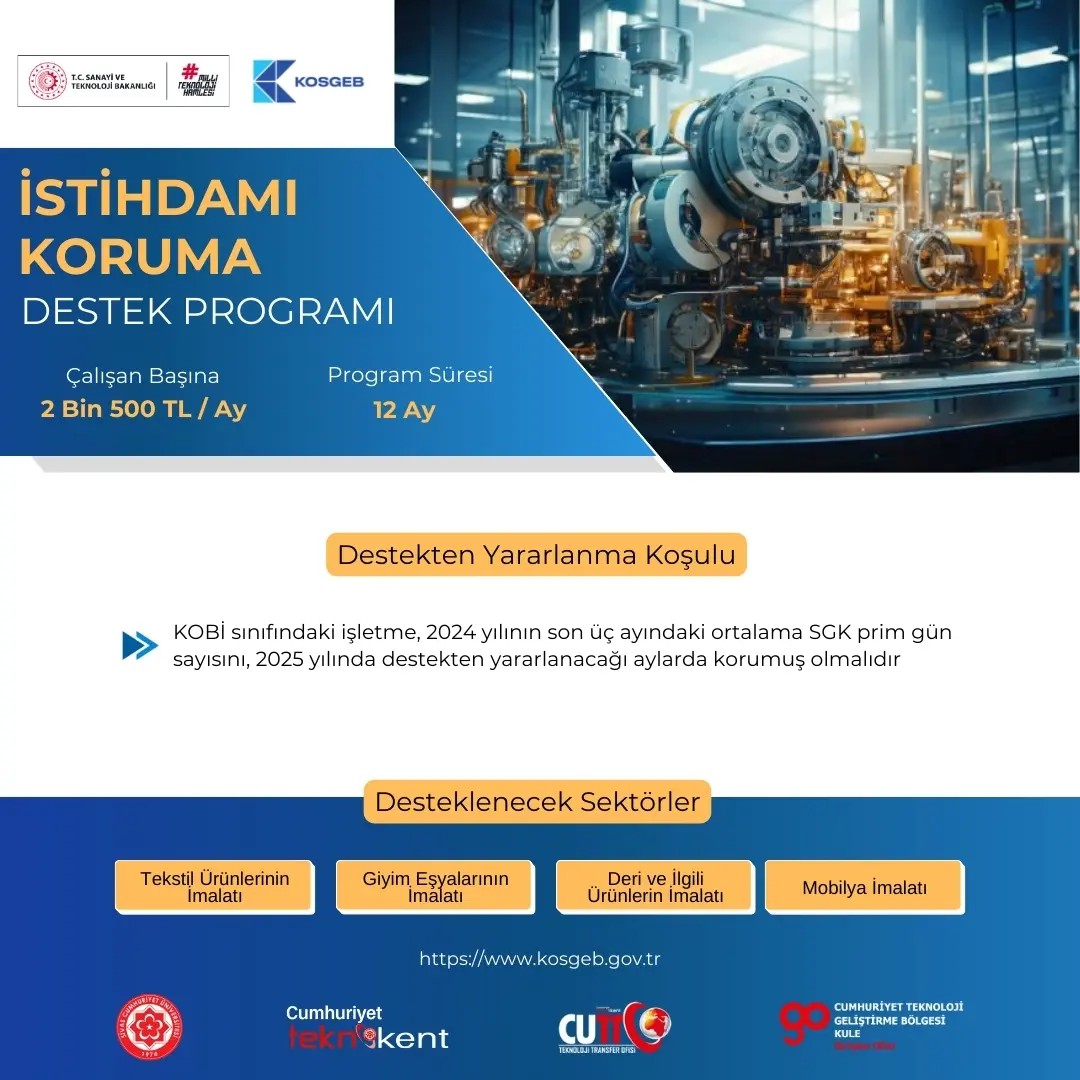 KOBİ’ler İçin İstihdam Koruma Destek Programı!