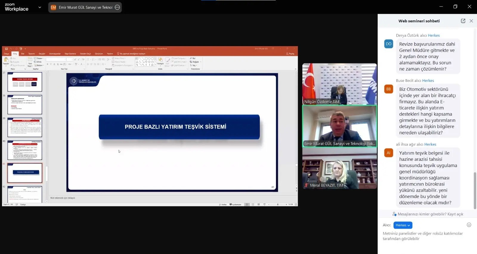 Sanayi ve Teknoloji Bakanlığı Destekleri Hakkında Çevrim İçi Bilgilendirme Eğitimi