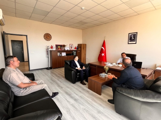 SCÜ VakıfBank Şube Müdürü Azmi Vural’dan Cumhuriyet Teknokent’e Ziyaret